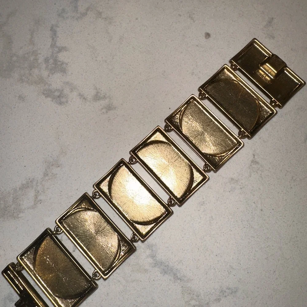 Jewelmint Gold and Black Enamel Bracelet - Picture 3 of 5